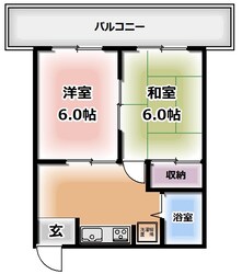 香里ロイヤルプラザの物件間取画像